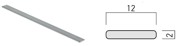 Profil LED 002 — montaj aplicat